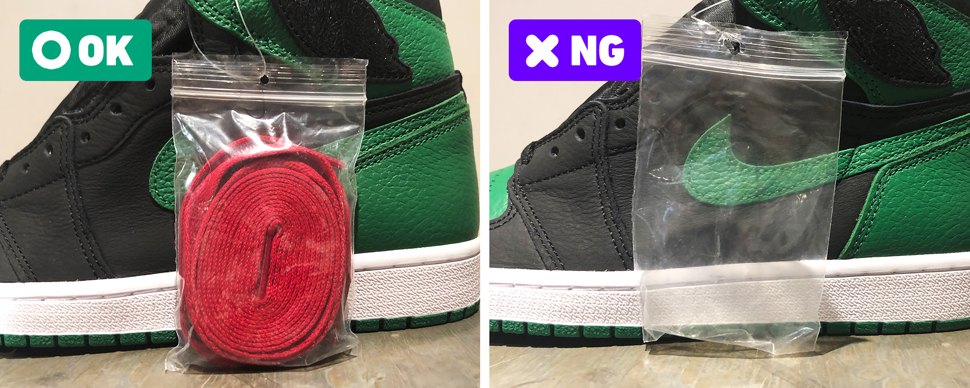 All accessories are in place