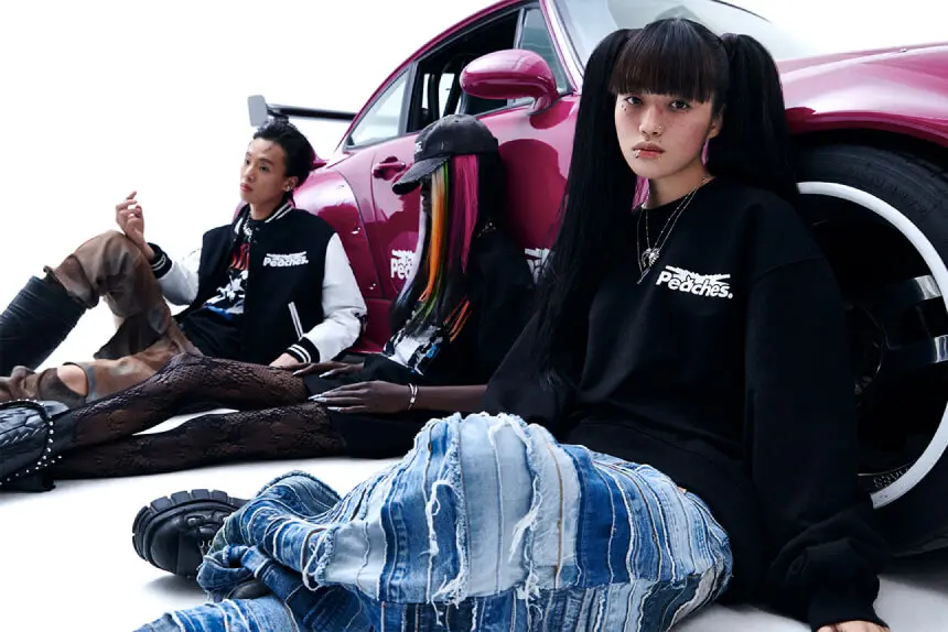 LE SSERAFIM peaches フォトT Pre-Order) LE SSERAFIM [2024 S/S Pop Up] LSF X Peaches